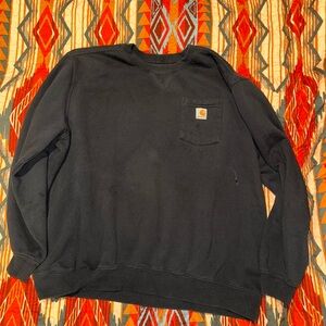 Carhartt Men's Classic Black Crewneck Sweater